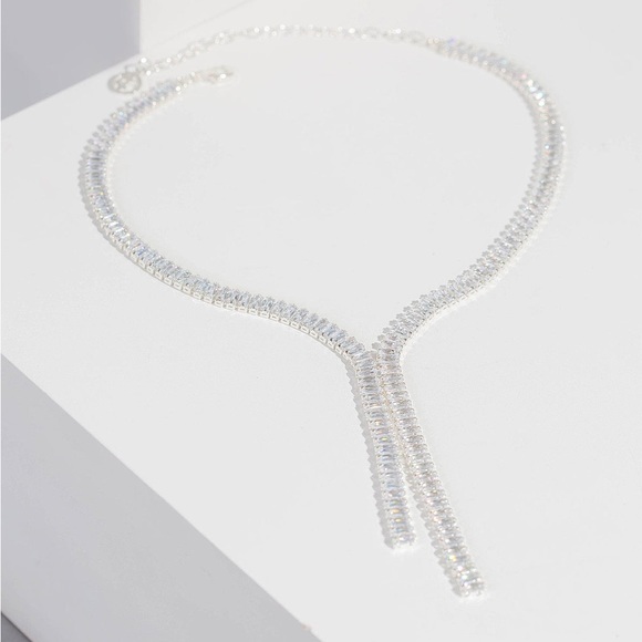 Jewelry - Drop Tennis Formal Necklace
